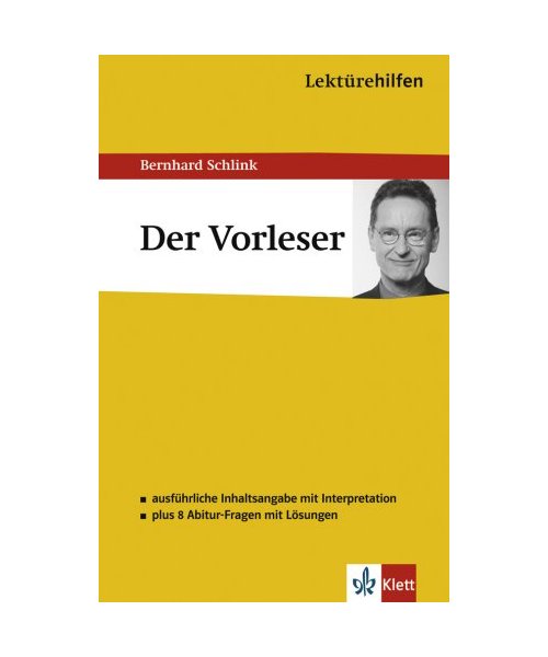 Lektürehilfen Der Vorleser