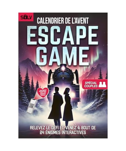 Calendrier de l'Avent Escape Game spécial Couple: Relevez le défi et venez à bout de 24 énigmes interactives (Livre+App)