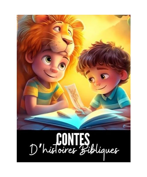 CONTES D'HISTOIRES BIBLIQUES: Histoires inspirantes de la Bible pour enfants : Récits illustrés en couleurs pour apprendre la foi, les valeurs et la sagesse biblique