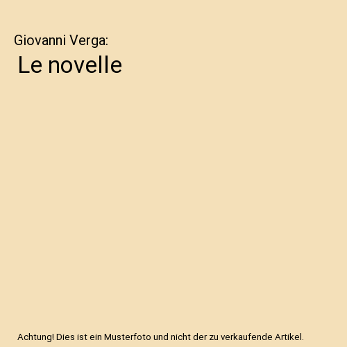 Le novelle