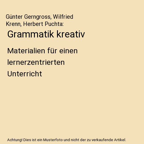 Grammatik kreativ
