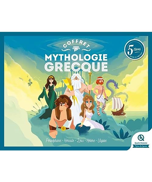 Coffret mythologie grecque: Perséphone - Hercule - Zeus - Hélène - Ulysse