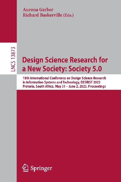 Design Science Research for a New Society: Society 5.0