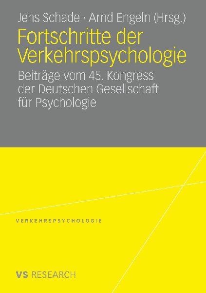 Fortschritte der Verkehrspsychologie