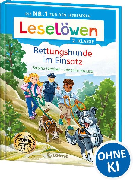 Leselöwen 2. Klasse - Rettungshunde im Einsatz