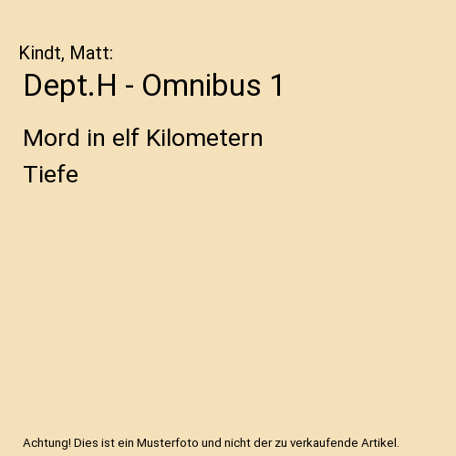Dept.H - Omnibus 1