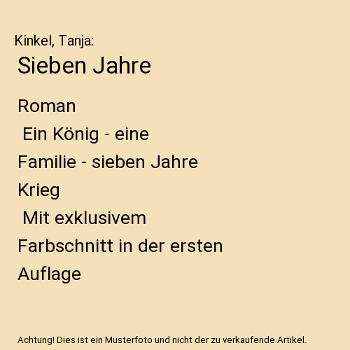 Sieben Jahre