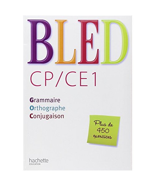 Bled CP-CE1: Grammaire, orthographe, conjugaison (livre)