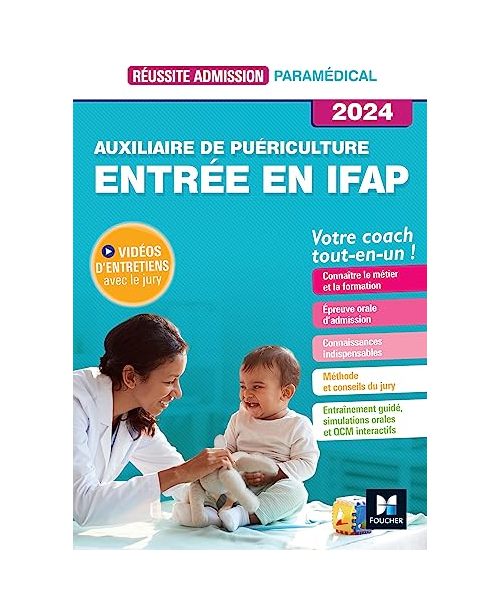 Réussite admission Entrée en IFAP - Auxiliaire de puériculture 2024