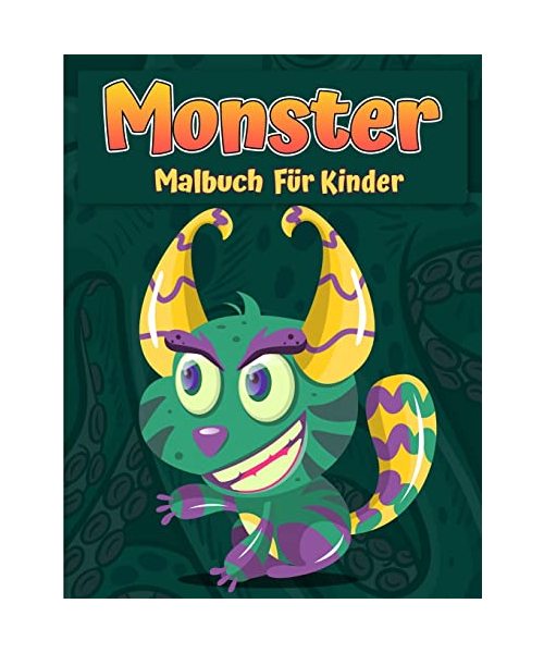 Monster Malbuch für Kinder