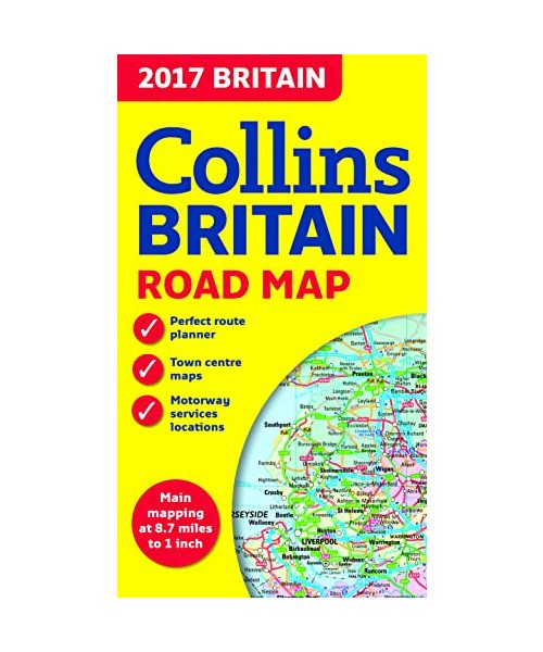 2017 Collins Britain Road Map