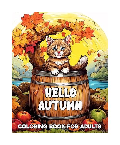 Autumn Coloring Book for Adults