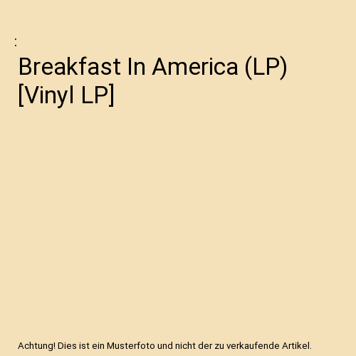 Breakfast In America (LP) [Vinyl LP]