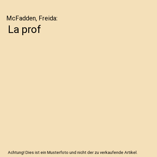 La prof