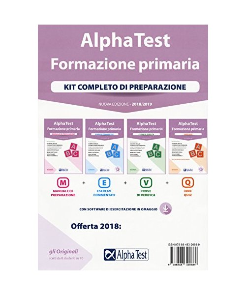 Alpha Test. Formazione primaria. Kit completo di preparazione. Nuova ediz. Con Contenuto digitale per download e accesso on line