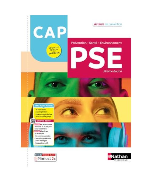 Acteurs de prévention - Prévention Santé Environnement CAP - 2024 - Pochette - élève - + iManuel