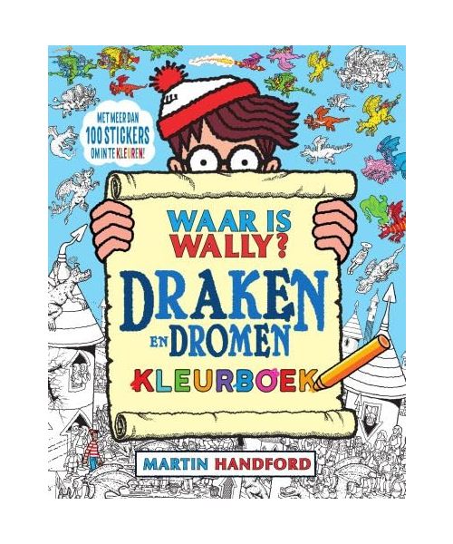 Draken en dromen kleurboek (Waar is Wally, 1)