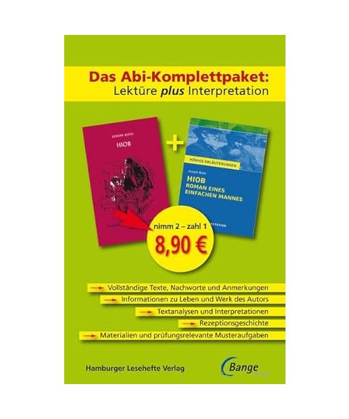 Hiob. Roman eines einfachen Mannes - Das Abi-Komplettpaket: Lektüre plus Interpretation
