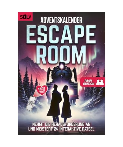 Escape Room Adventskalender für Paare: 24 knifflige Rätsel für Pärchen | Ein interaktives Abenteuer für eine besondere Weihnachtszeit
