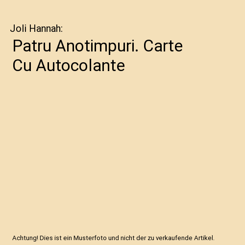 Patru Anotimpuri. Carte Cu Autocolante