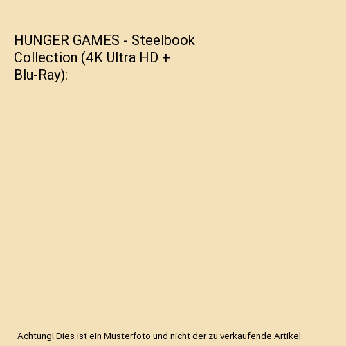 HUNGER GAMES - Steelbook Collection (4K Ultra HD + Blu-Ray)