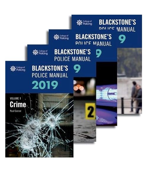 Blackstone's Police Manuals 2019: Four Volume Set