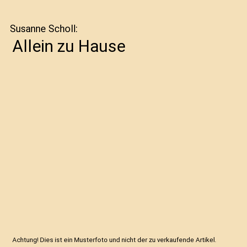 Allein zu Hause