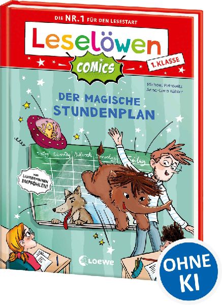 Leselöwen Comics 1. Klasse - Der magische Stundenplan