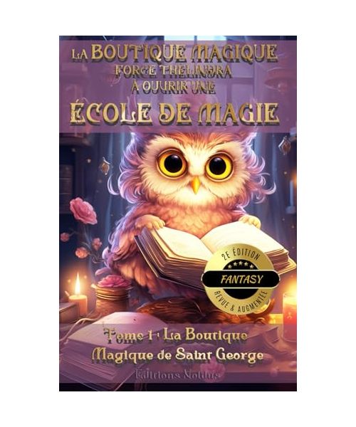 LA BOUTIQUE MAGIQUE FORCE THÉLINDRA À OUVRIR UNE ÉCOLE DE MAGIE - TOME 1 2e édition : La Boutique Magique de Saint George DYS 10-14ans: livre pour ... dyslexiques. Facile à lire, chers sorciers