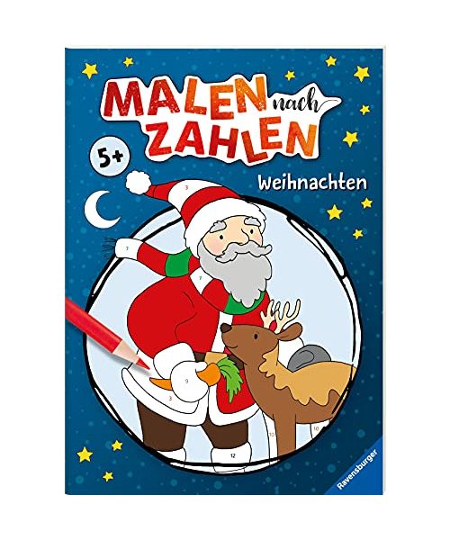 Malen nach Zahlen ab 5: Weihnachten