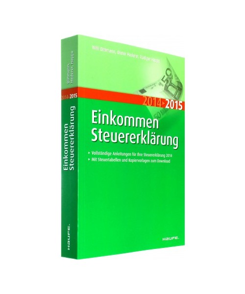Einkommensteuererklärung 2014/2015
