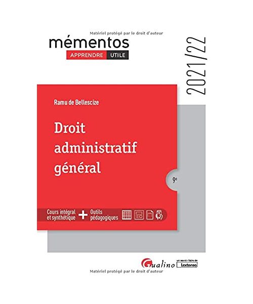 Droit administratif général: Un cours clair, structuré et accessible pour l'étudiant