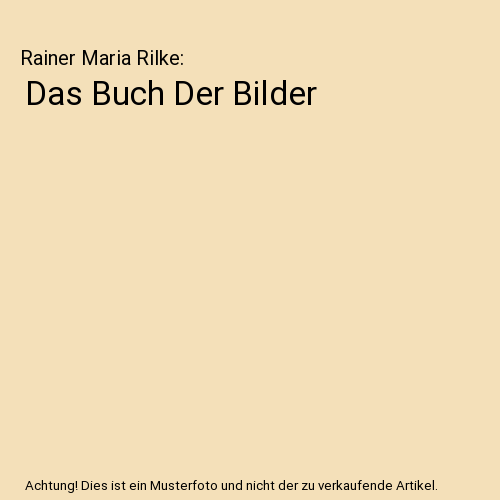 Das Buch Der Bilder