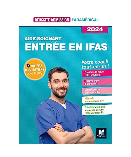 Réussite admission Entrée en IFAS - Aide-soignant 2024