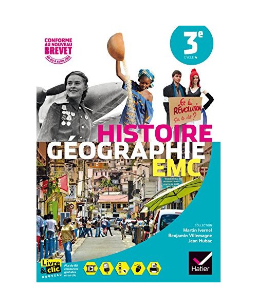Histoire-Géographie Enseignement Moral et Civique 3e éd. 2016 - Manuel de l'élève