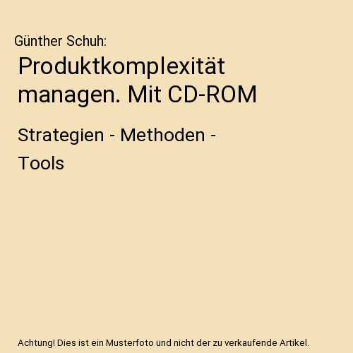 Produktkomplexität managen. Mit CD-ROM
