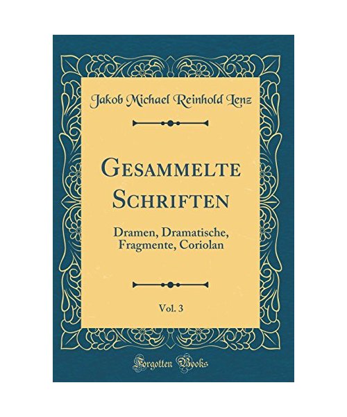 Gesammelte Schriften, Vol. 3