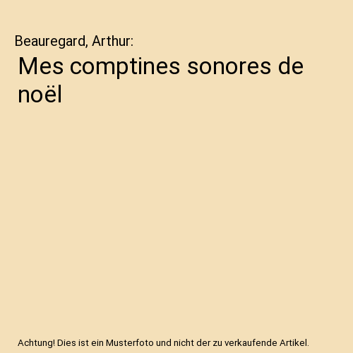 Mes comptines sonores de noël
