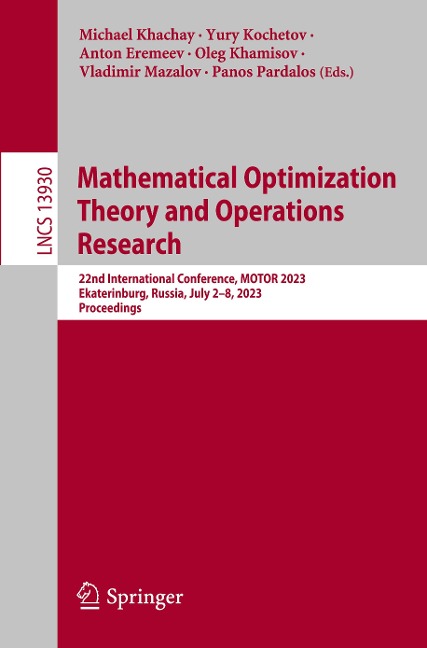 Mathematical Optimization Theory and Operations Research