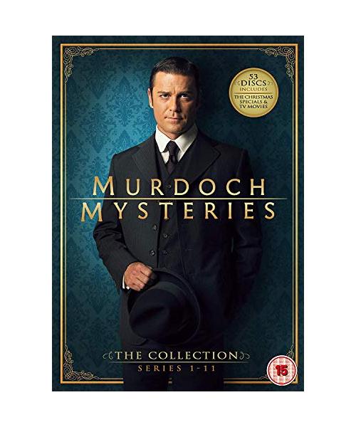 Murdoch Mysteries: The Collection - Series 1-11 Boxset (includes the Christmas Specials and TV Movies) (53 Discs) [DVD]