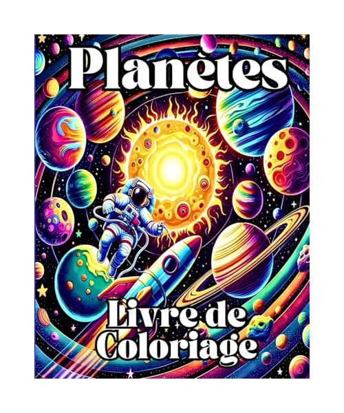Planètes Livre de Coloriage