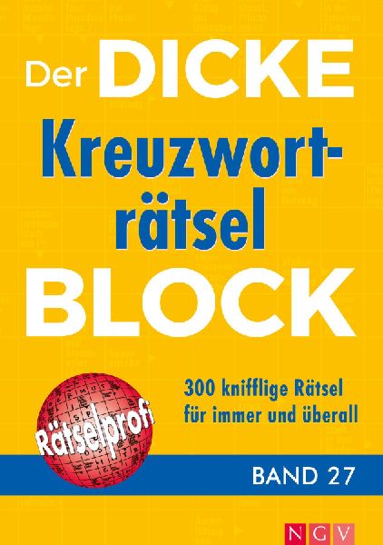 Der dicke Kreuzworträtsel-Block Band 27