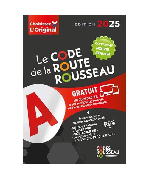 Code de la route Rousseau B 2025