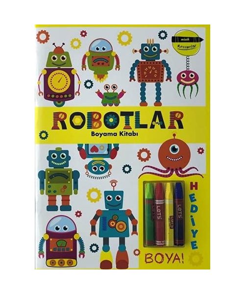 Minik Ressamlar - Robotlar Boyama Kitab?