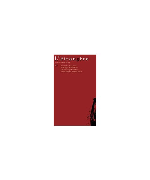 L'Etrangère n°12: Revue de création et d'essai