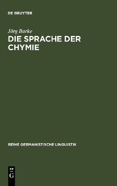 Die Sprache der Chymie