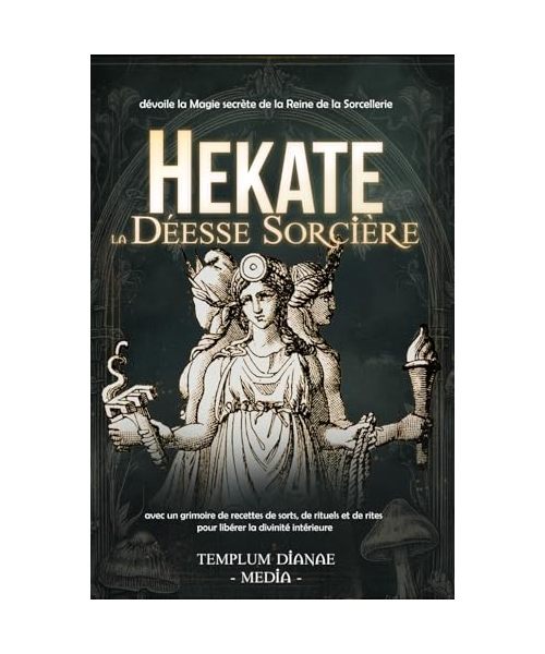 Hekate la Déesse Sorcière: dévoile la Magie secrète de la Reine de la Sorcellerie, avec un grimoire de recettes de sorts, de rituels et de rites pour ... (Déesses et Divinités des sorcières, Band 2)