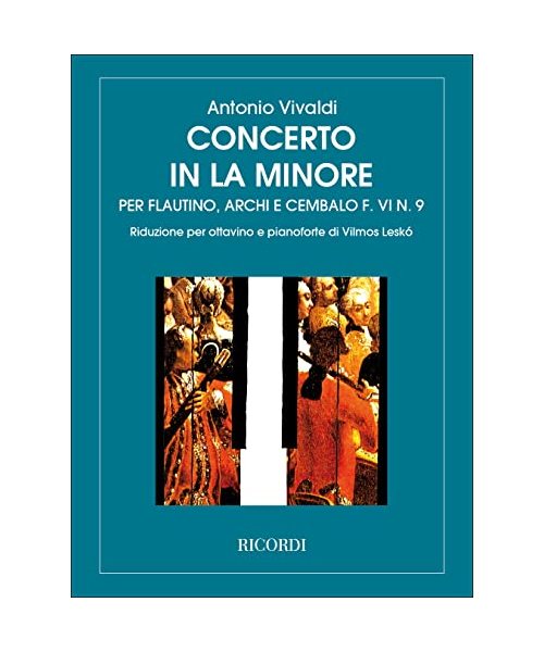 Concerto Per Ott. (Flautino) Archi E Cembalo