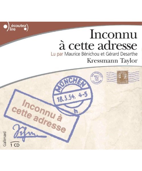 Inconnu à cette adresse (CD audio)