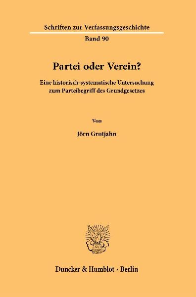 Partei oder Verein?